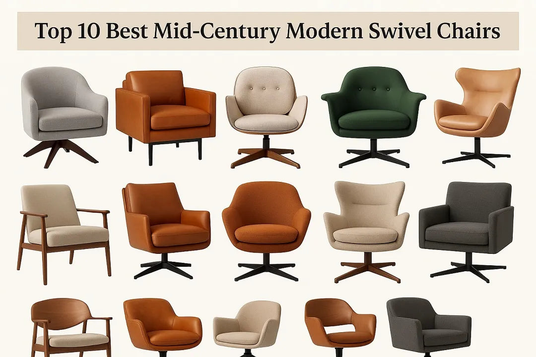 Top 10 Best Mid Century Modern Swivel Chairs